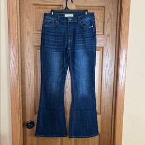 KanCan Dark Blue Flare Jeans